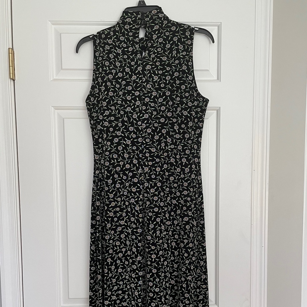 Coldwater Creek Black & White Maxi Dress - 14